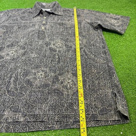 Reyn Spooner Men's Size Small Hawaiian Quarter Button Vintage Wash Aloha - Picture 2 of 5